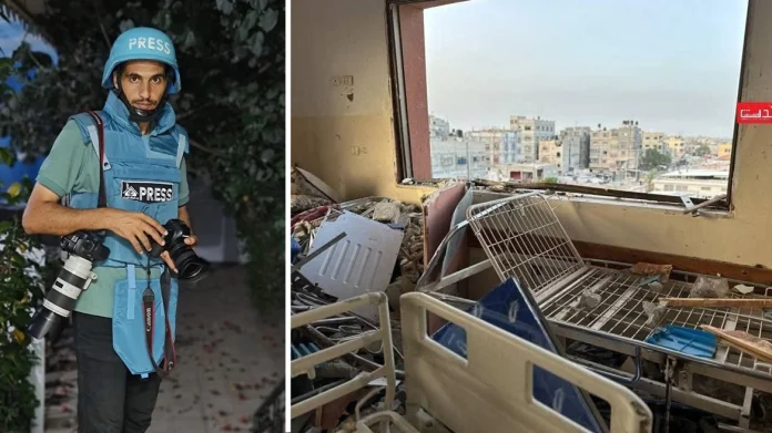 Ο Χασάν Εσλάι ήταν διευθυντής του πρακτορείου ειδήσεων Alam24 και είχε προμηθεύσει διεθνή ειδησεογραφικά μέσα με πλήθος φωτογραφιών από την επίθεση της Χαμάς στις 7 Οκτωβρίου.