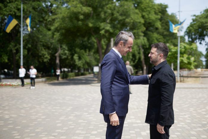 «Είναι έργο που θα μπορούσε να προταθεί για χρηματοδότηση από την ΕΕ», υπογράμμισε από την Οδησσό ο πρωθυπουργός Κυριάκος Μητσοτάκης